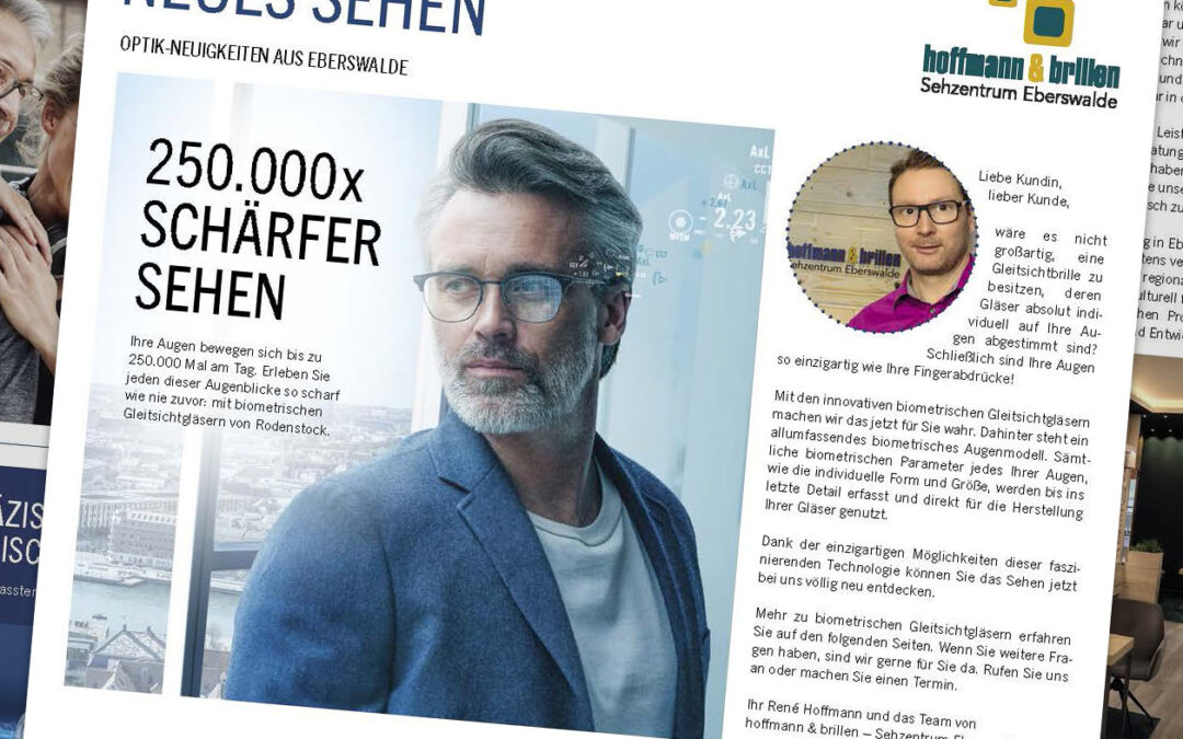 Biometrische Gleitsichtgläser