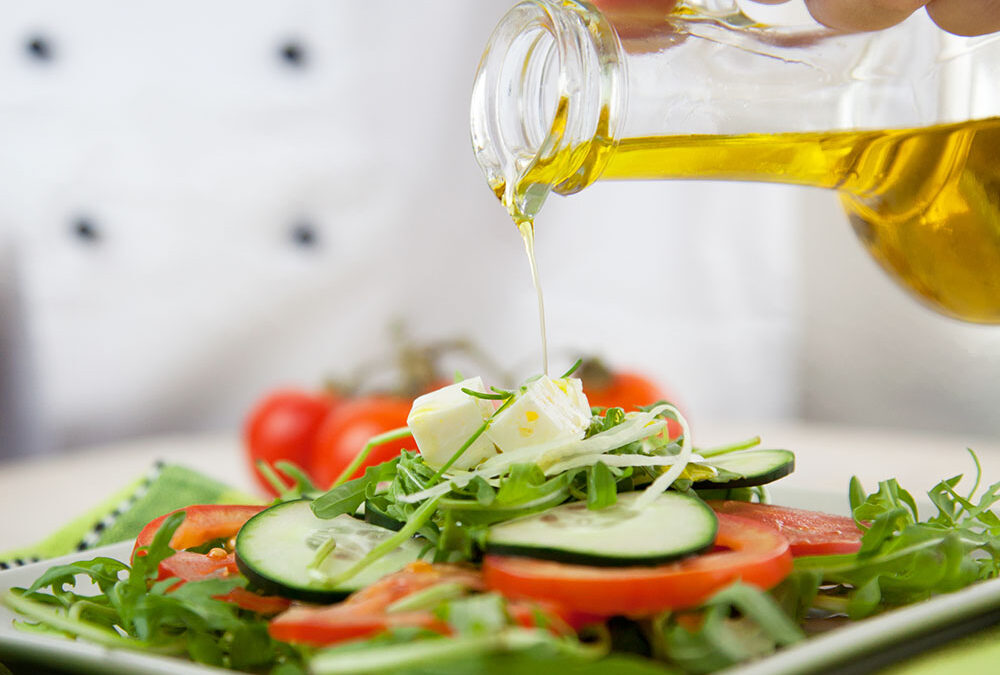 Extra natives Olivenöl und Omega-3-Aufnahme