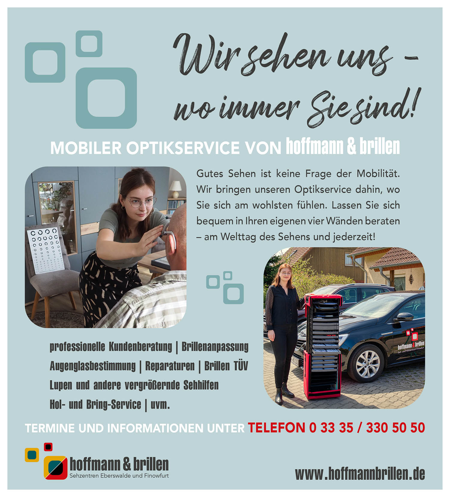 Welttag des Sehens bei hoffmann & brillen