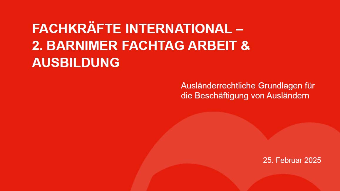 2. Barnimer Fachtag Arbeit & Ausbildung - Fachkräfte International