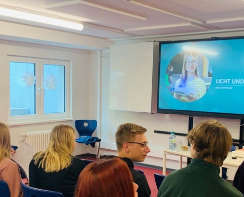 Impressionen zur Schulung über Augengesundheit an der Oberbarnimschule