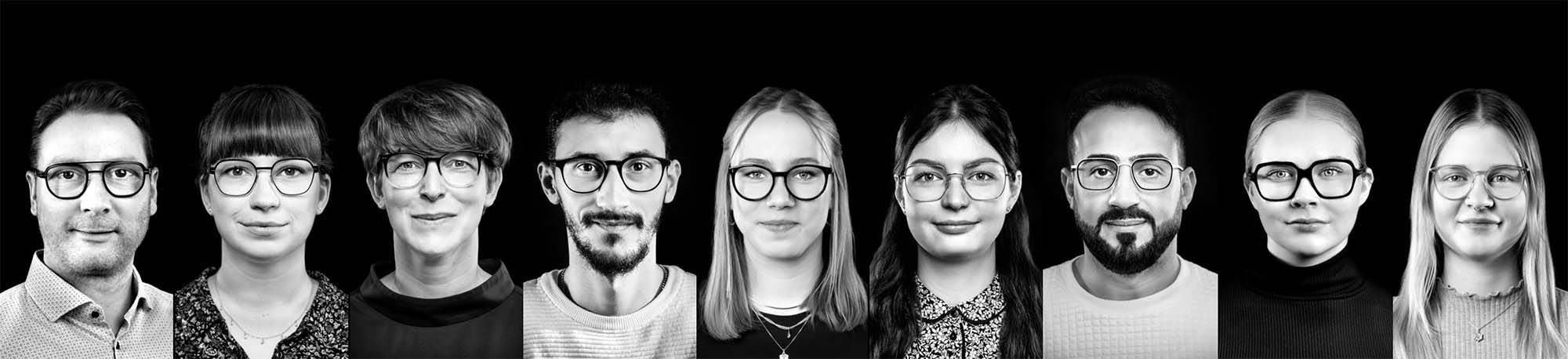 Ein Foto des Teams von hoffmann & brillen