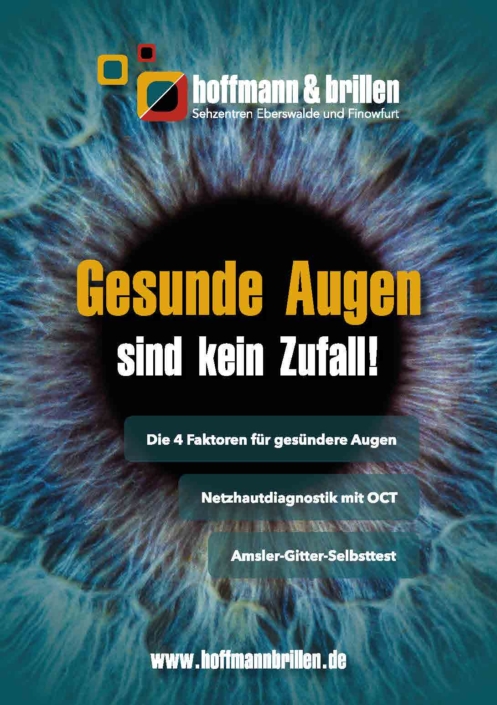 Broschüre Gesunde Augen sind kein Zufall