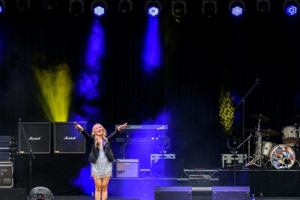 Auftritt auf der Freilichtbühne beim brillenball OpenAir 2020