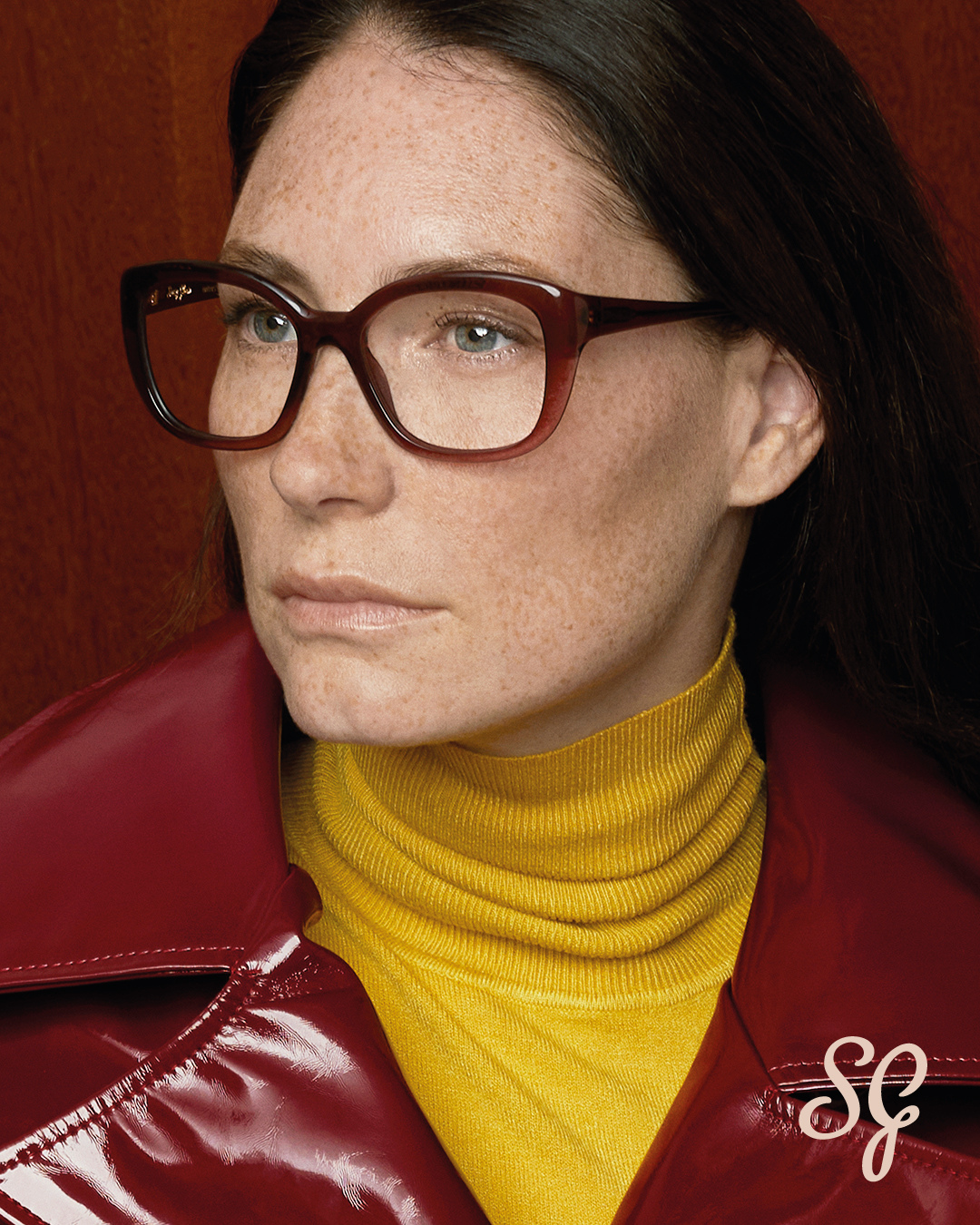 Brillenfassung von Susy Glam aus der Kampagne Herbst Winter 2026